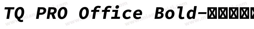 TQ PRO Office Bold字体转换